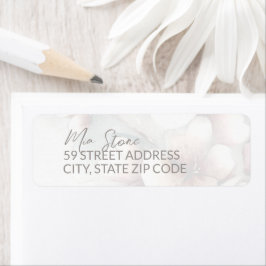 Cherry Blossom Return Label