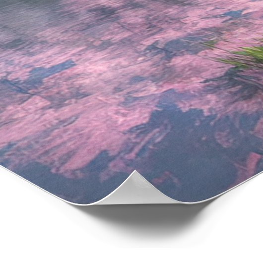 Cherry Blossom Riverside Poster (Hoek)