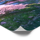 Cherry Blossom Riverside Retreat Poster (Hoek)