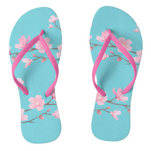 Cherry Blossom - Robin egg blue Teenslippers