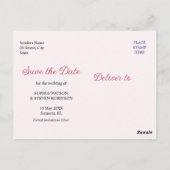 Cherry Blossom – Romantic Floral Wedding Briefkaart (Achterkant)