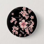 Cherry-blossom Ronde Button 5,7 Cm (Voorkant)
