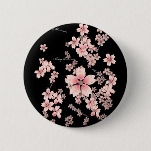 Cherry-blossom Ronde Button 5,7 Cm