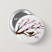 Cherry Blossom Ronde Button 5,7 Cm (Voorkant /achterkant)
