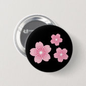 Cherry Blossom Ronde Button 5,7 Cm (Voorkant /achterkant)