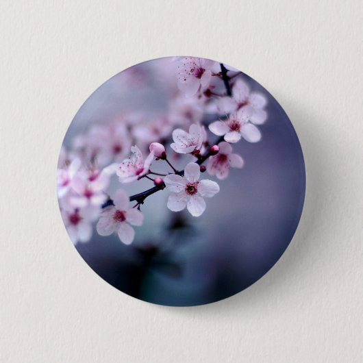 Cherry Blossom Ronde Button 5,7 Cm (Voorkant)
