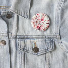 Cherry Blossom Ronde Button 5,7 Cm