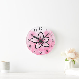 Cherry Blossom Ronde Klok