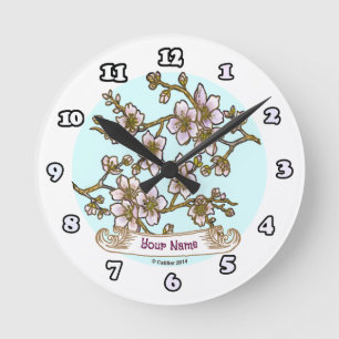 Cherry Blossom Ronde Klok