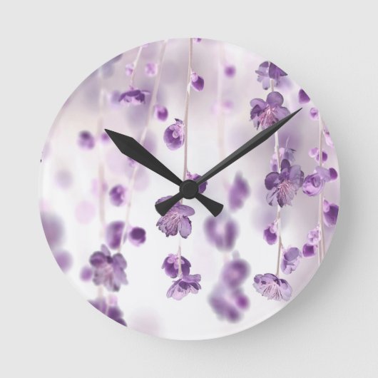Cherry blossom ronde klok (Voorkant)