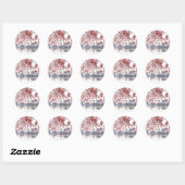 Cherry Blossom Ronde Sticker (Vel)