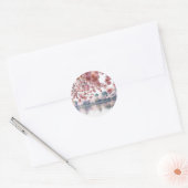 Cherry Blossom Ronde Sticker (Envelop)