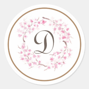 Cherry Blossom Ronde Sticker