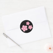 Cherry Blossom Ronde Sticker (Envelop)