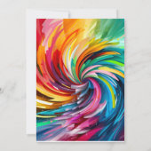 Cherry Blossom Roos Gold Butterflies Quinceañera Kaart (Achterkant)