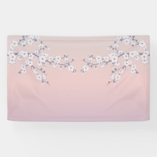 Cherry Blossom Roos Gradient Spandoek (Horizontaal)