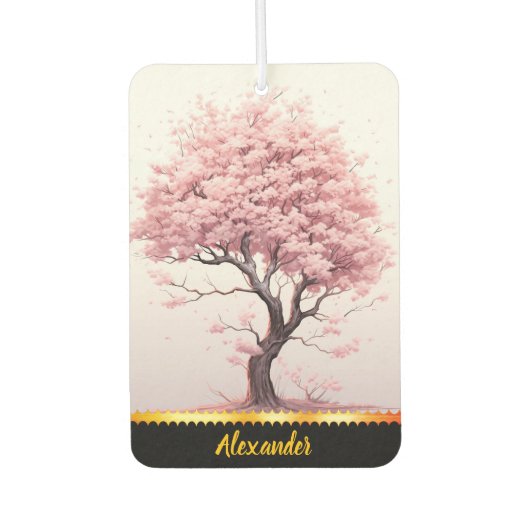 Cherry blossom roze auto luchtverfrisser (Voorkant)