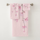 Cherry Blossom - Roze Bad Handdoek (Insitu)