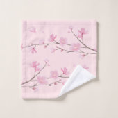 Cherry Blossom - Roze Bad Handdoek (Wasdoekje)