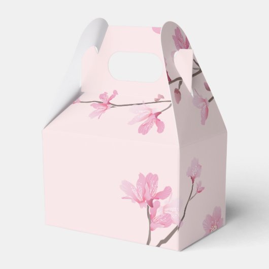 Cherry Blossom - Roze Bedankdoosjes (Achterkant)