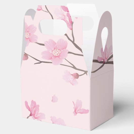 Cherry Blossom - Roze Bedankdoosjes (Geopend)