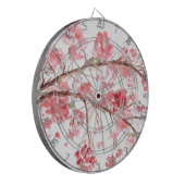 Cherry blossom roze bloemen bloemen Sakura Asian Dartbord (Voorkant Links)