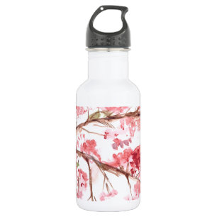 Cherry blossom roze bloemen bloemen Sakura Asian Waterfles