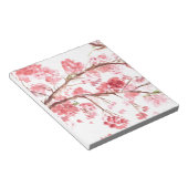 Cherry blossom roze bloemen Girly Sakura Asian Notitieblok (Schuin)