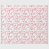 Cherry blossom roze bloemen Sakura Japans Aziatisc Cadeaupapier (Vlak)