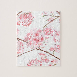 Cherry blossom roze bloemen Sakura Japans Legpuzzel