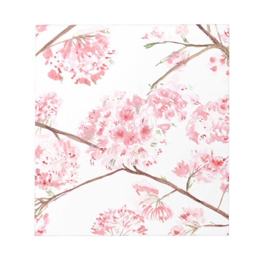 Cherry blossom roze bloemen Sakura Japans Notitieblok (Voorkant)