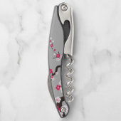 Cherry Blossom Roze bloemig Kurkentrekker (Achterkant)