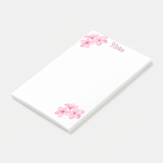 Cherry Blossom Roze Custom Post-it® Notes (Schuin)