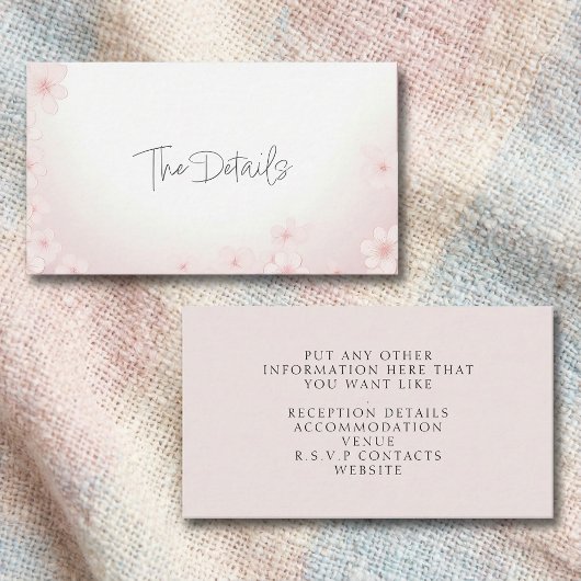 Cherry Blossom Roze De Details Behuizing Kaart