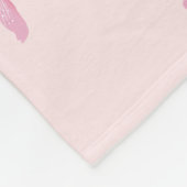 Cherry Blossom - Roze Fleece Deken (Hoek)