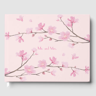 Cherry Blossom - Roze Gastenboek