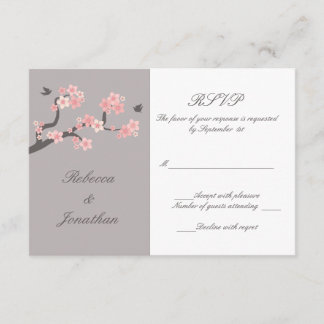 Cherry Blossom roze/grijze RSVP