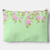 Cherry Blossom Roze & Groen Custom Etui (Achterkant)