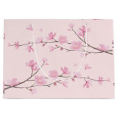 Cherry Blossom - Roze Groot Cadeauzakje (Voorkant)