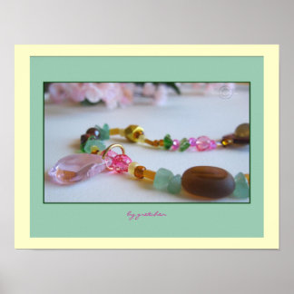Cherry Blossom roze Ketting Poster 2