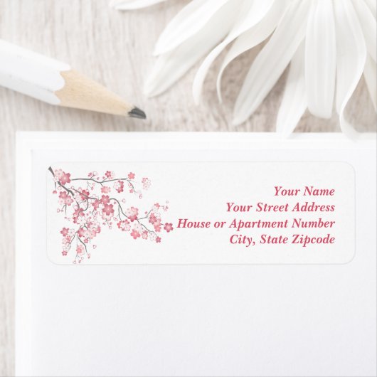 Cherry Blossom Roze Label (Insitu)