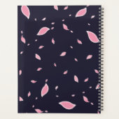 Cherry Blossom Roze marine bloemenplanner Bruiloft Planner (Achterkant)