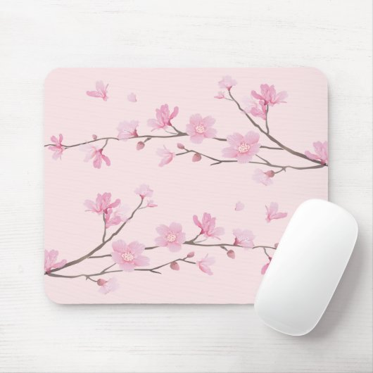 Cherry Blossom - Roze Muismat (Met muis)