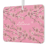 Cherry Blossom Roze Naam Auto Luchtverfrisser (Links)