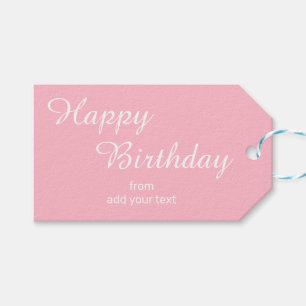 Cherry Blossom Roze Verjaardagscadeau Labels Cadeaulabel