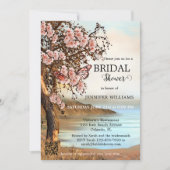 Cherry Blossom Roze Vlinder Vrijgezellenfeest Kaart (Voorkant)