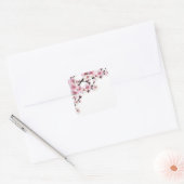 Cherry Blossom Roze Wit Bruiloft Favor Stickers (Envelop)
