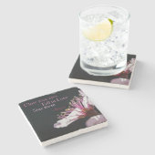 Cherry Blossom Rumi Quote Stenen Onderzetter (Zijkant)