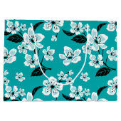 CHERRY BLOSSOM - SAKURA (BLAUWGROEN) Cadeautas (Achterkant)