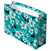 CHERRY BLOSSOM - SAKURA (BLAUWGROEN) Cadeautas (Achterkant Gekanteld)